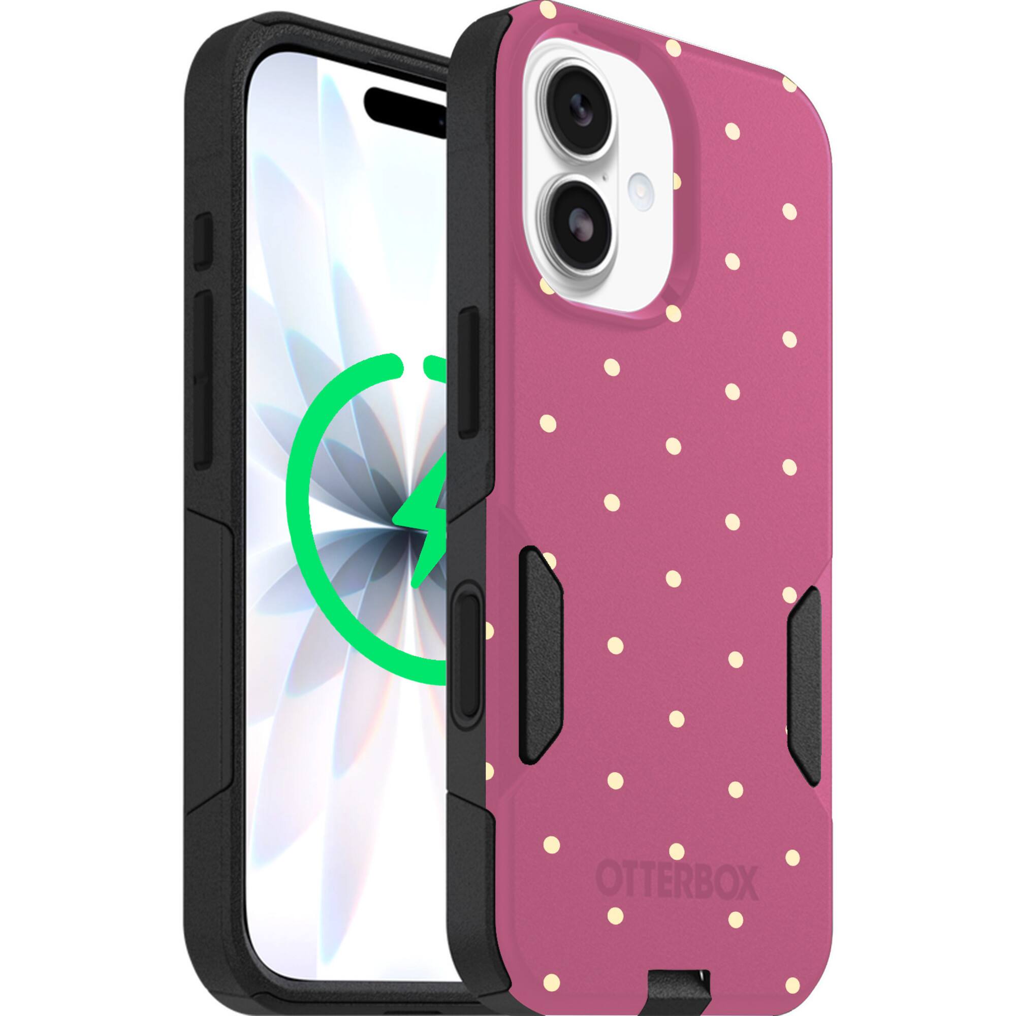 Muave Polka Dots
