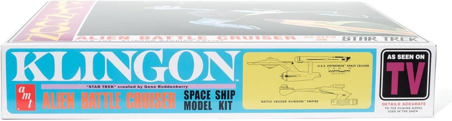 Klingon Alien Battle Cruiser Space Ship Model Kit

"Star Trek" created by Gene Roddenberry

As Seen on TV

Details accurate to the filming model used in the show