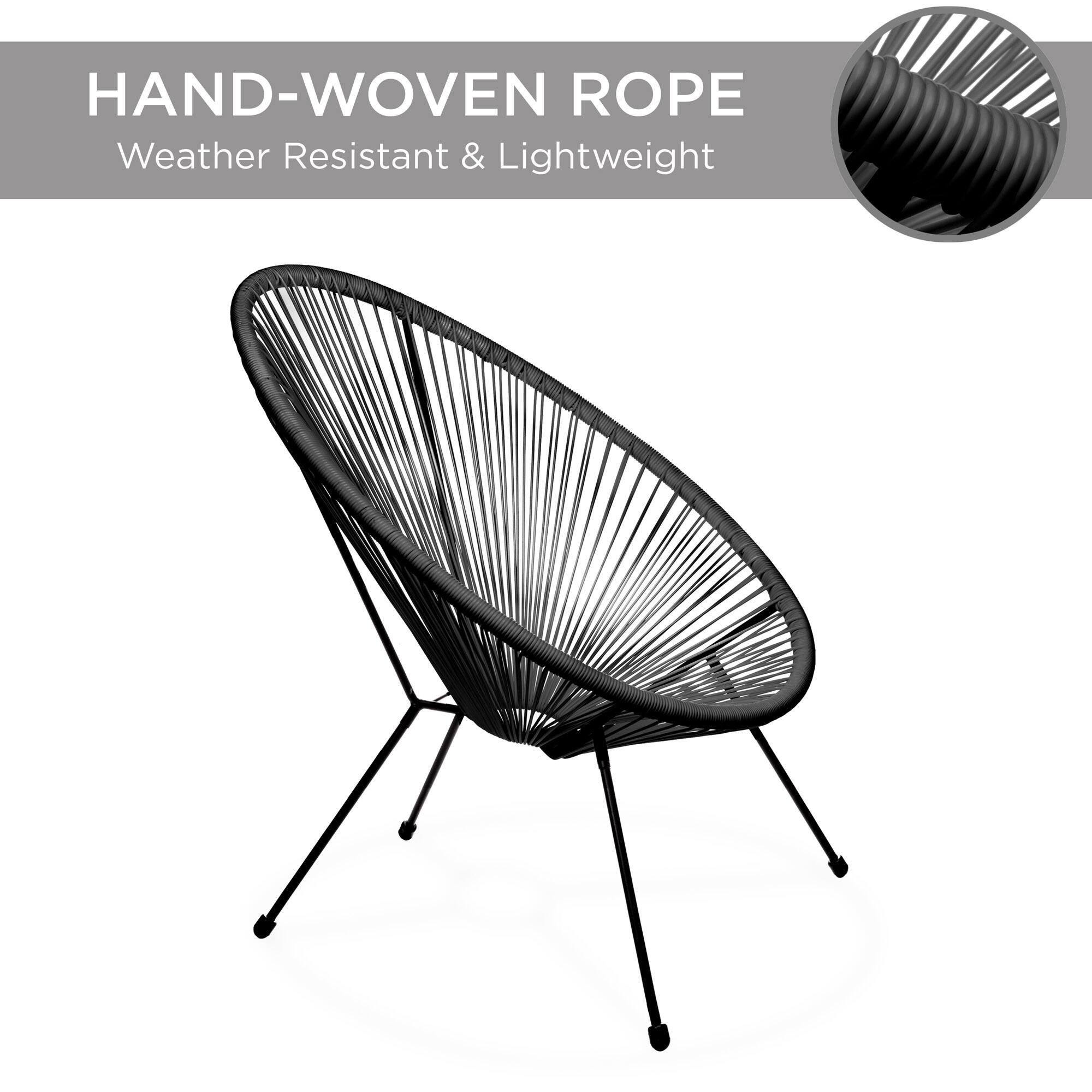 HAND-WOVEN ROPE  
Weather Resistant & Lightweight