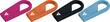 EMTEC - Hook 8GB USB 2.0 Flash Drive - Pink/Green/Orange/Black/Blue - Larger Front