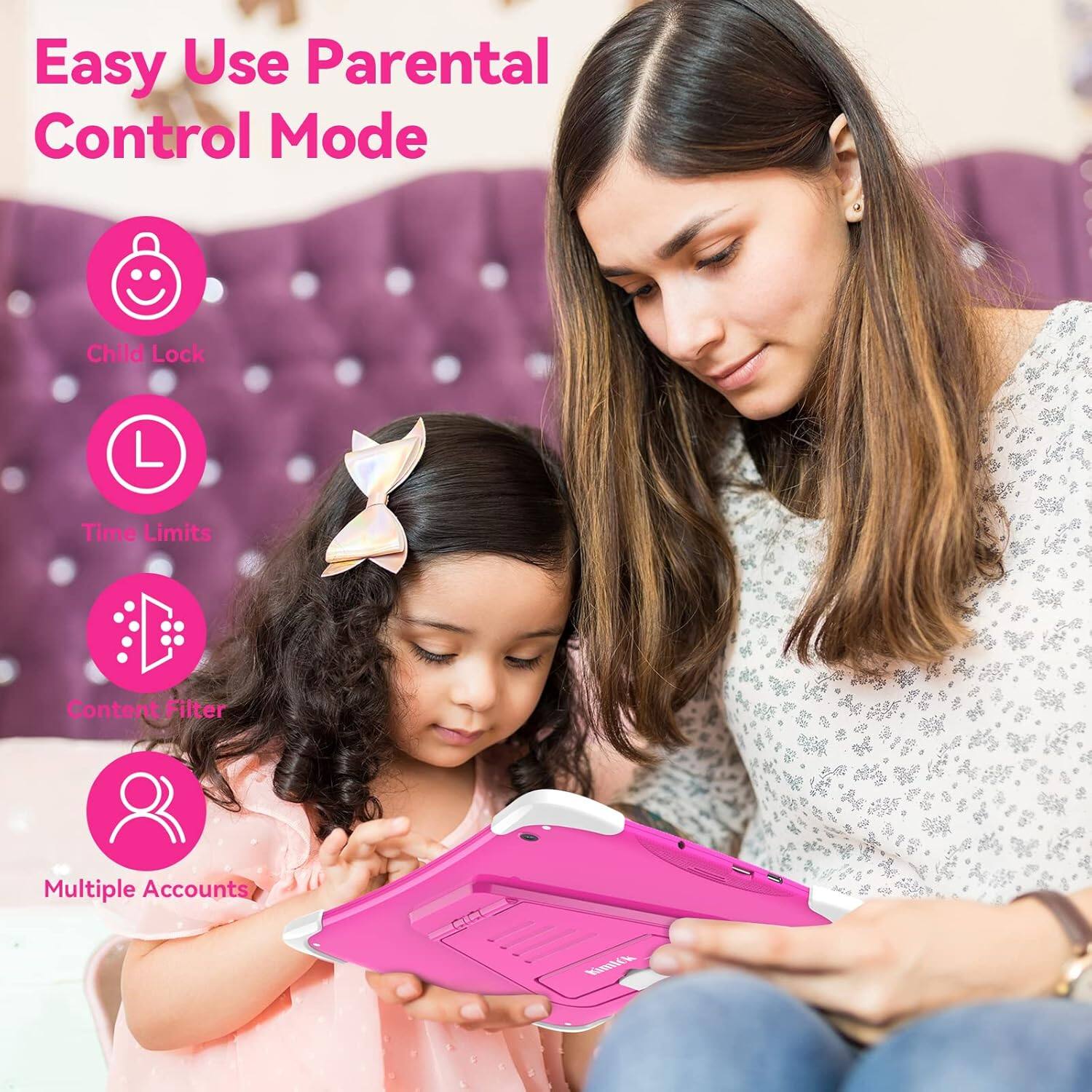 Easy Use Parental Control Mode  
Child Lock  
Time Limits  
Content Filter  
Multiple Accounts