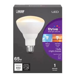 FEIT ELECTRIC - Feit BR30 E26 (Medium) LED Bulb Color Changing 65 Watt Equivalence 1 pk