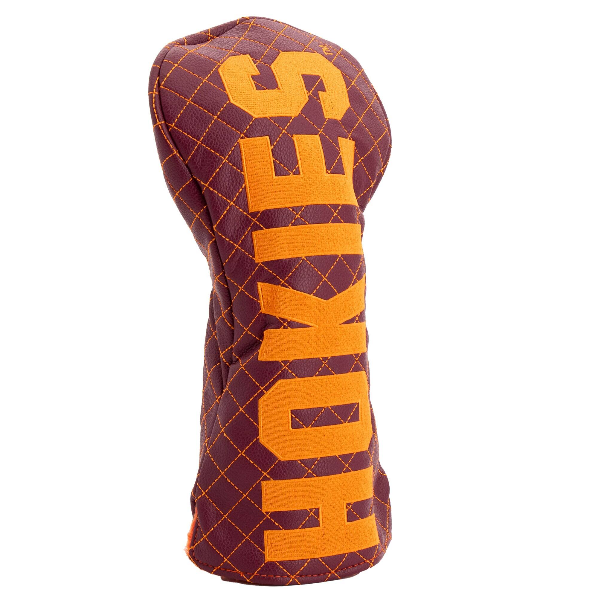 Alt View 2. Team Golf - Virginia Tech Hokies Quilted Driver Headcover - Multicolor.