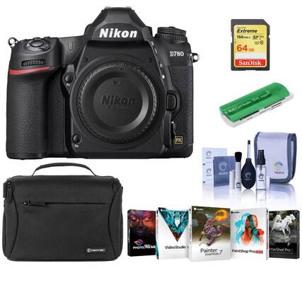 Nikon D780
SanDisk Extreme 150MB/s 64GB
SanDisk Multi-Card Reader
Tamrac 1
PHOTO Mira
VideoStudio
Painter 7 Essentials
PaintShop Pro 2013
AfterShot Pro
