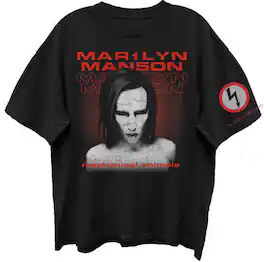 PopMarket - Marilyn Manson - Marilyn Manson - Mechanical Animals - Giant Vintage T-Shirt - XL Black TSGV100MMA4A - APPAREL - Multicolor