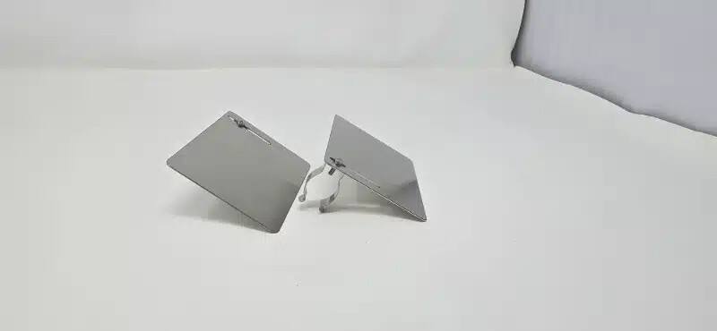 Left. Microvisor - MVSB Side Panel with Adapter - Stainless Steel - Stainless Steel.