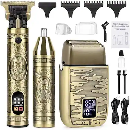 Men's Grooming Kit Product Manual
Product Description
0_0_0
POWER LEFT
0
LILI RPM
POWER LPT
107% %