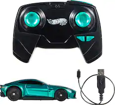 Front. Hot Wheels - 1:64 Scale Aston Martin Vantage R/C Vehicle - Green.