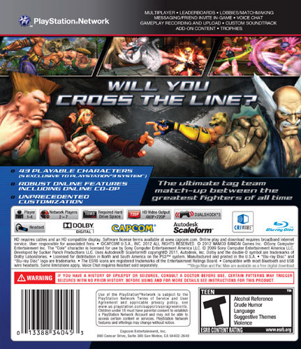 Street Fighter X Tekken - Playstation 3