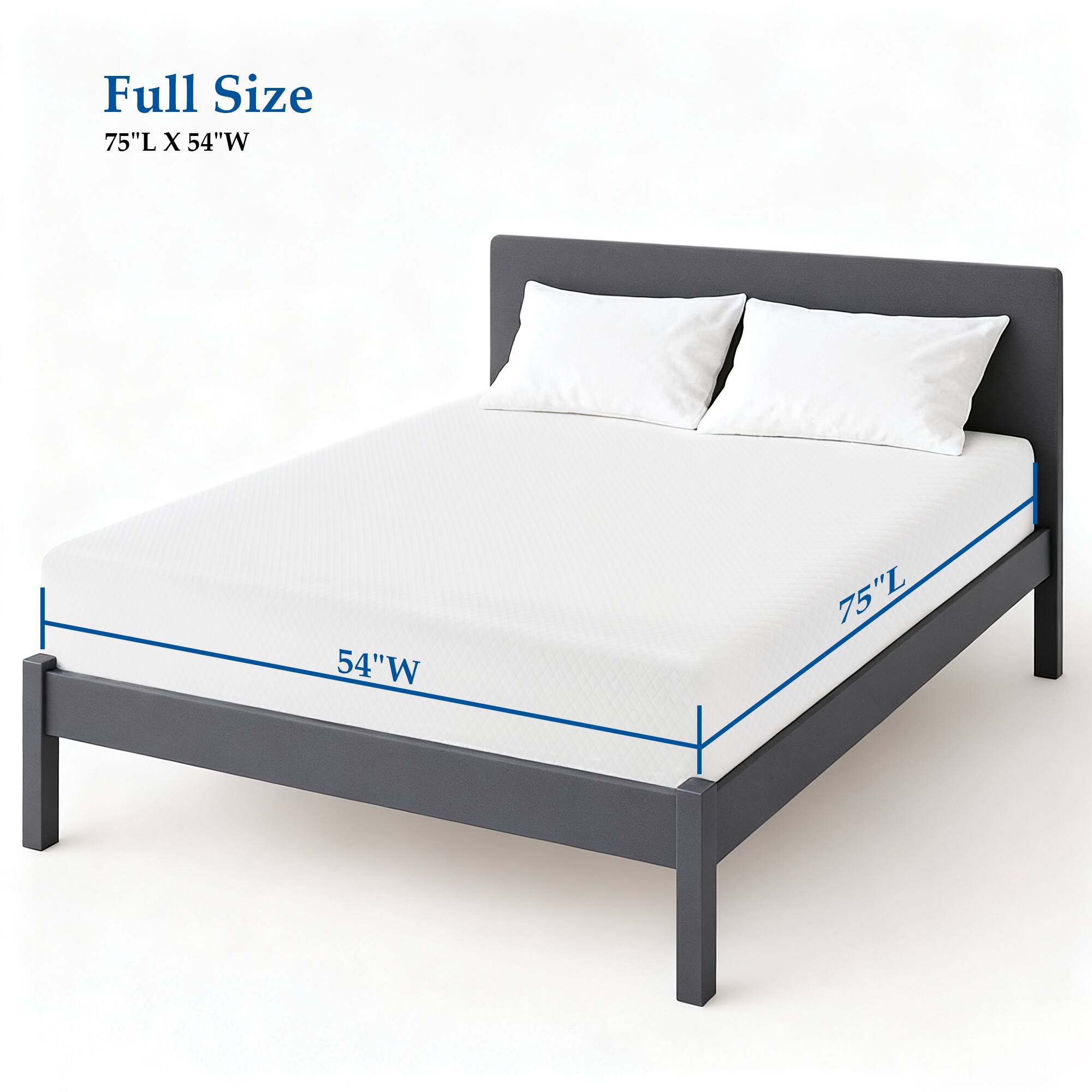 Full Size 75"L X 54"W