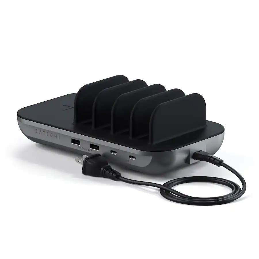 Dock5 Satechi Dock5 Multi Device Charging Station Black ST-WCS5PM - Best Buy