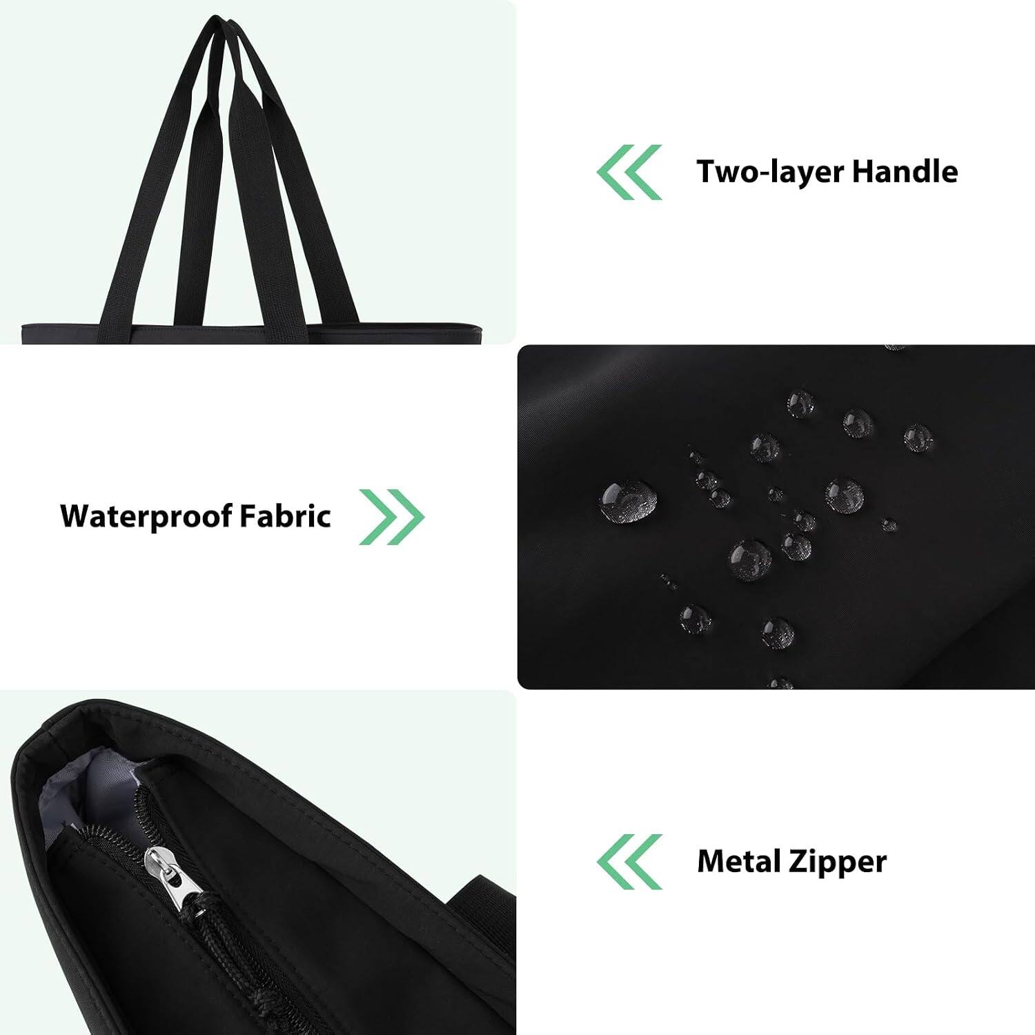 Two-layer Handle  
Waterproof Fabric  
Metal Zipper