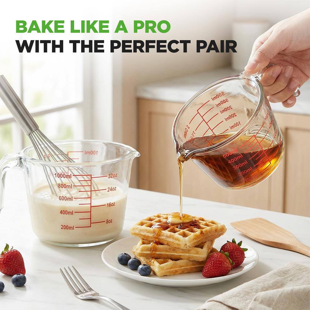 BAKE LIKE A PRO WITH THE PERFECT PAIR

1000ml 800ml 600ml 400ml 200ml 100ml 32oz 24oz 16oz 8oz

200ml 500ml 200ml 1200 100ml 40g 500ml 400ml 300ml 200ml 100ml