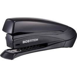 Bostitch - Inspire 20 Spring-Powered Premium Desktop Stapler - Holds Upto 210 Staple - Full Strip - Black - Rubber