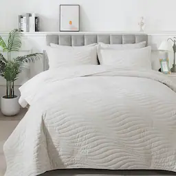 Nature White-velvet-Queen/Full-90"x96"