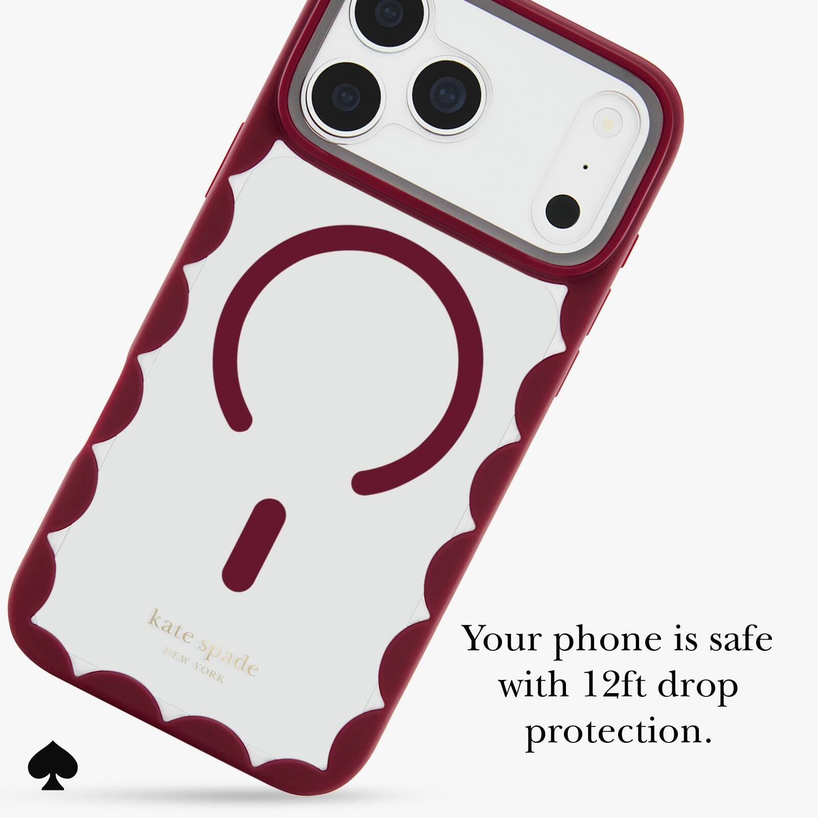 kate spade NEW YORK

Your phone is safe with 12ft drop protection.