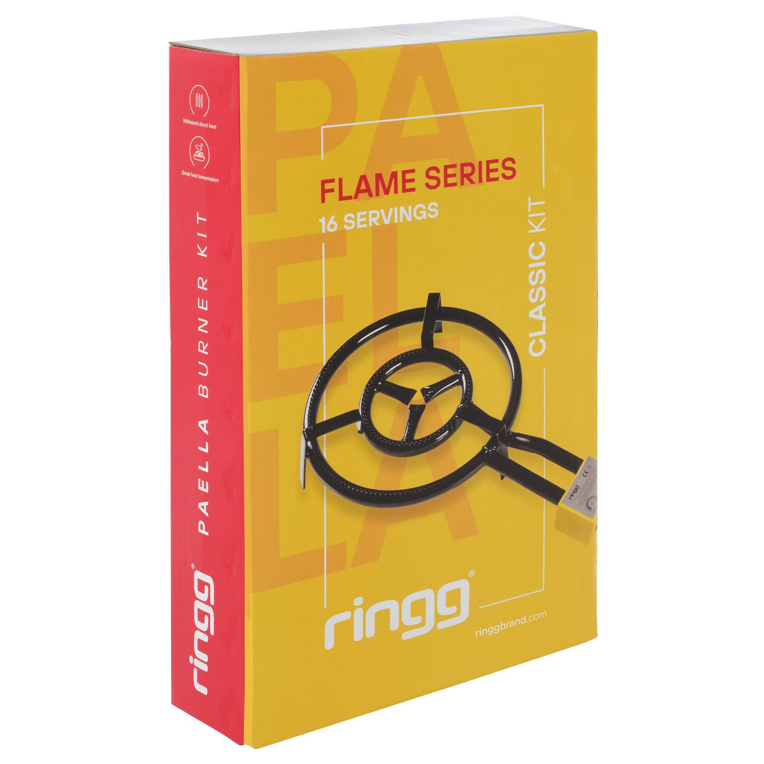 PAELLA BURNER KIT  
FLAME SERIES  
16 SERVINGS  
CLASSIC KIT  
ringg  
ringgbrand.com