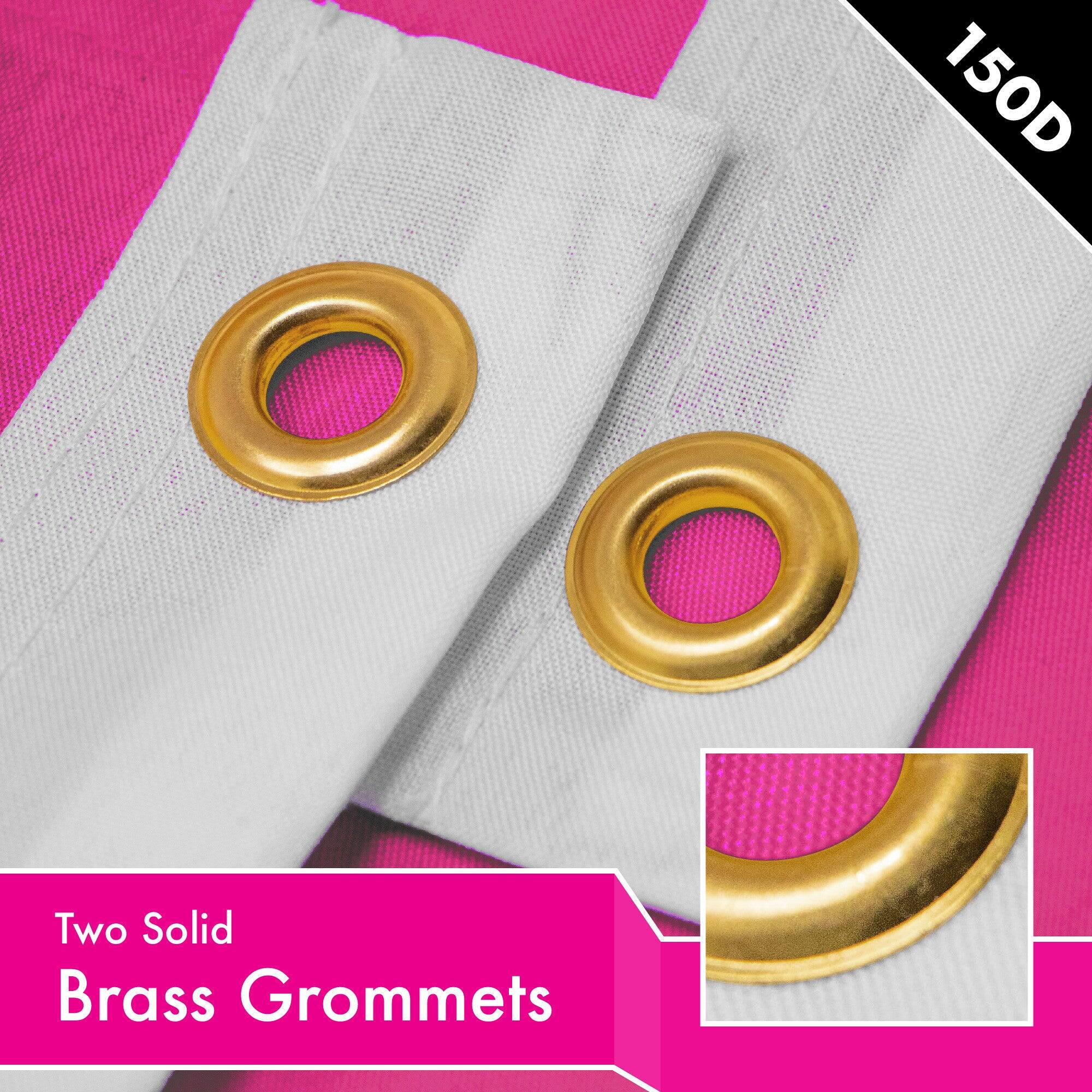 150D Two Solid Brass Grommets