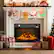 Alt View 6. Winado - 26" WiFi Smart Electric Fireplace Insert, 1400W Wall Recessed Fireplace Heater with 7 Flame Settings, Remote Control - Black.