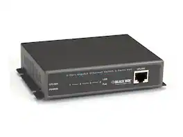 Black Box Network Services - LPB1200 Series Gigabit Ethernet (1000-Mbps) PoE+ Switch - Multicolor