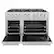 Angle. ZLINE - 48" Classic Double Oven Gas Range with 8 Burner Cooktop (CGR48) - Stainless Steel.