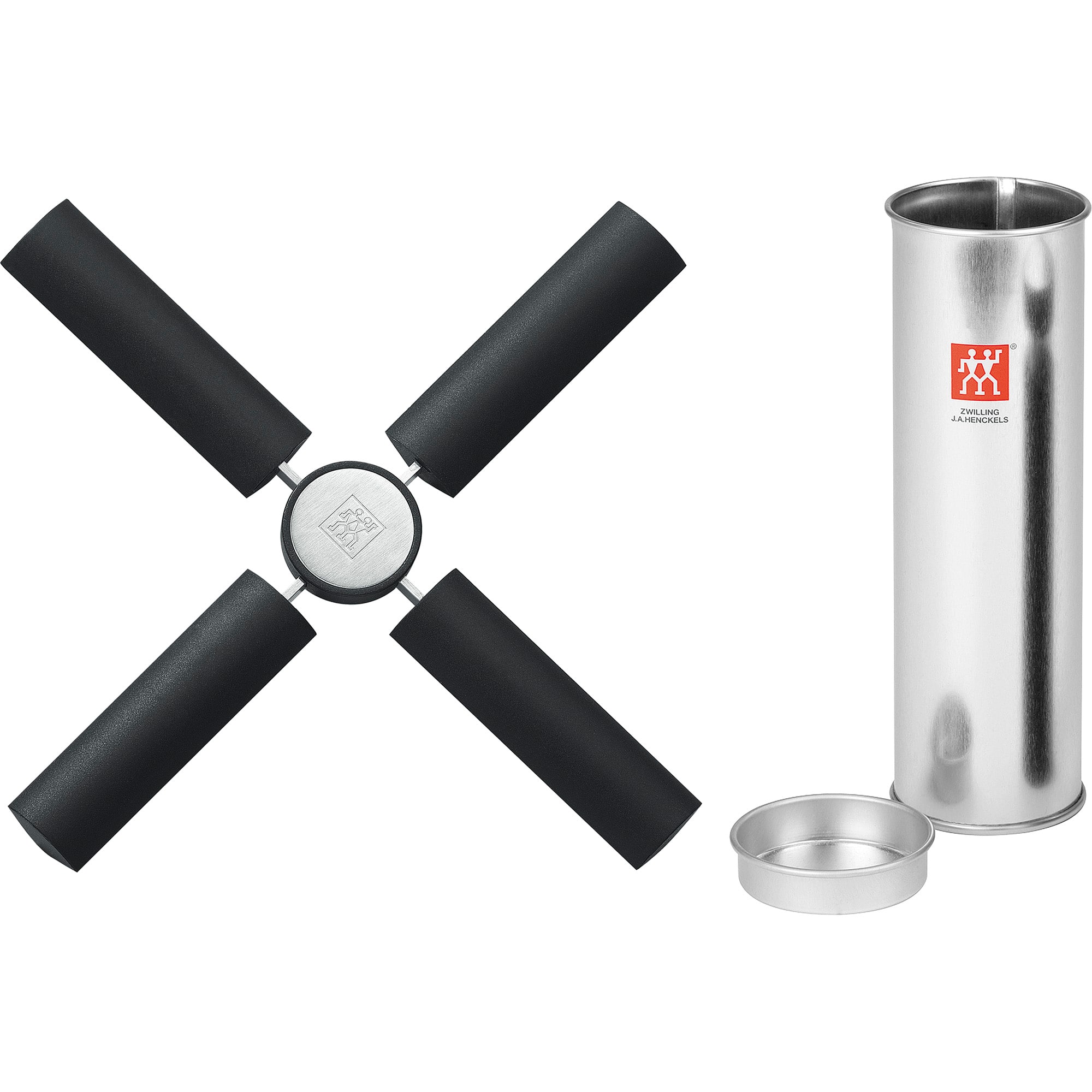ZWILLING - TWIN Folding Trivet, Silver- Silicone with Storage Tin - Black price history on PriceWatchPro