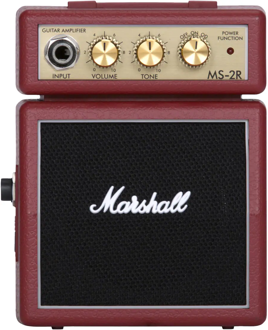 Micro Stack Marshall MS 2 Portable Micro Stack Guitar Amp with Overdrive / Tone ...