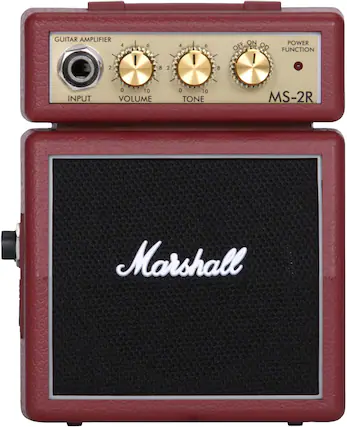 GUITAR AMPLIFIER
INPUT
VOLUME
TONE
POWER FUNCTION
OFF ON OD
MS-2R
Marshall