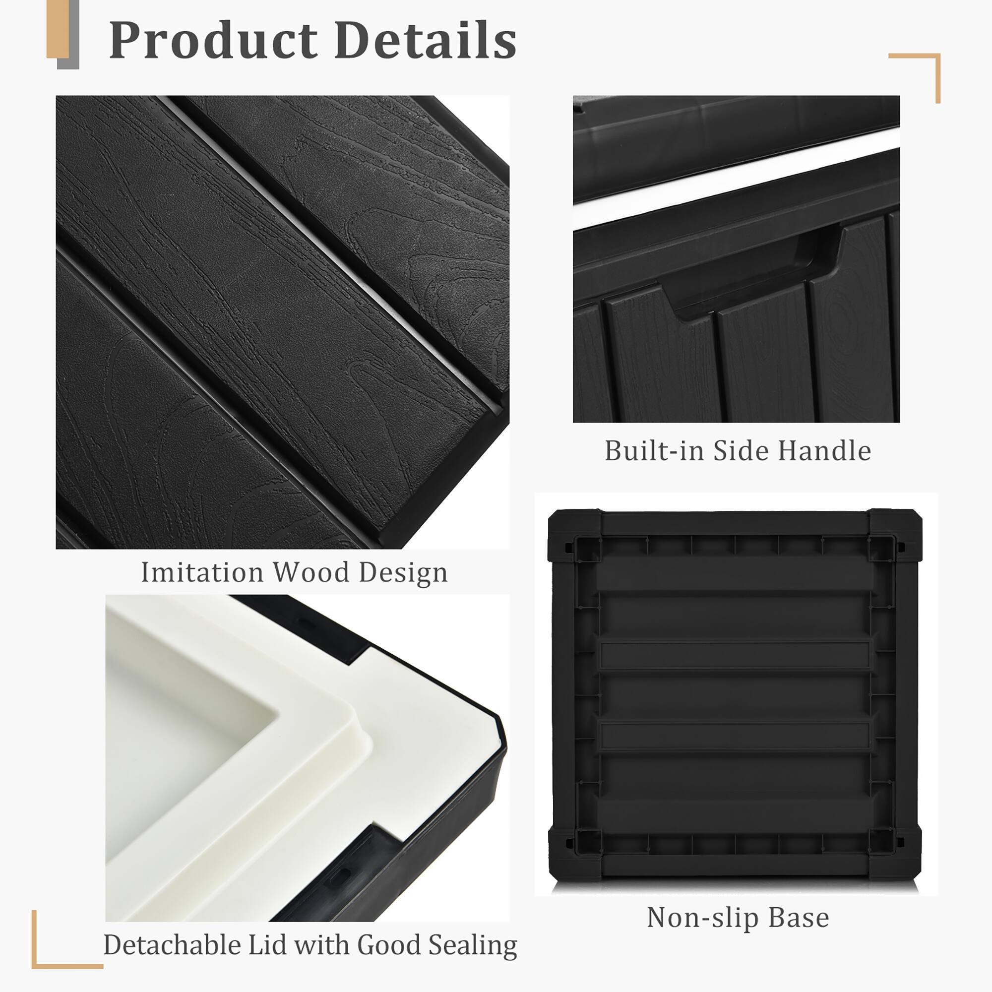 Product Details

- Built-in Side Handle
- Imitation Wood Design
- Detachable Lid with Good Sealing
- Non-slip Base