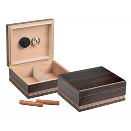 Prestige - Monarch Cigar Humidor - Rich Walnut Finish
