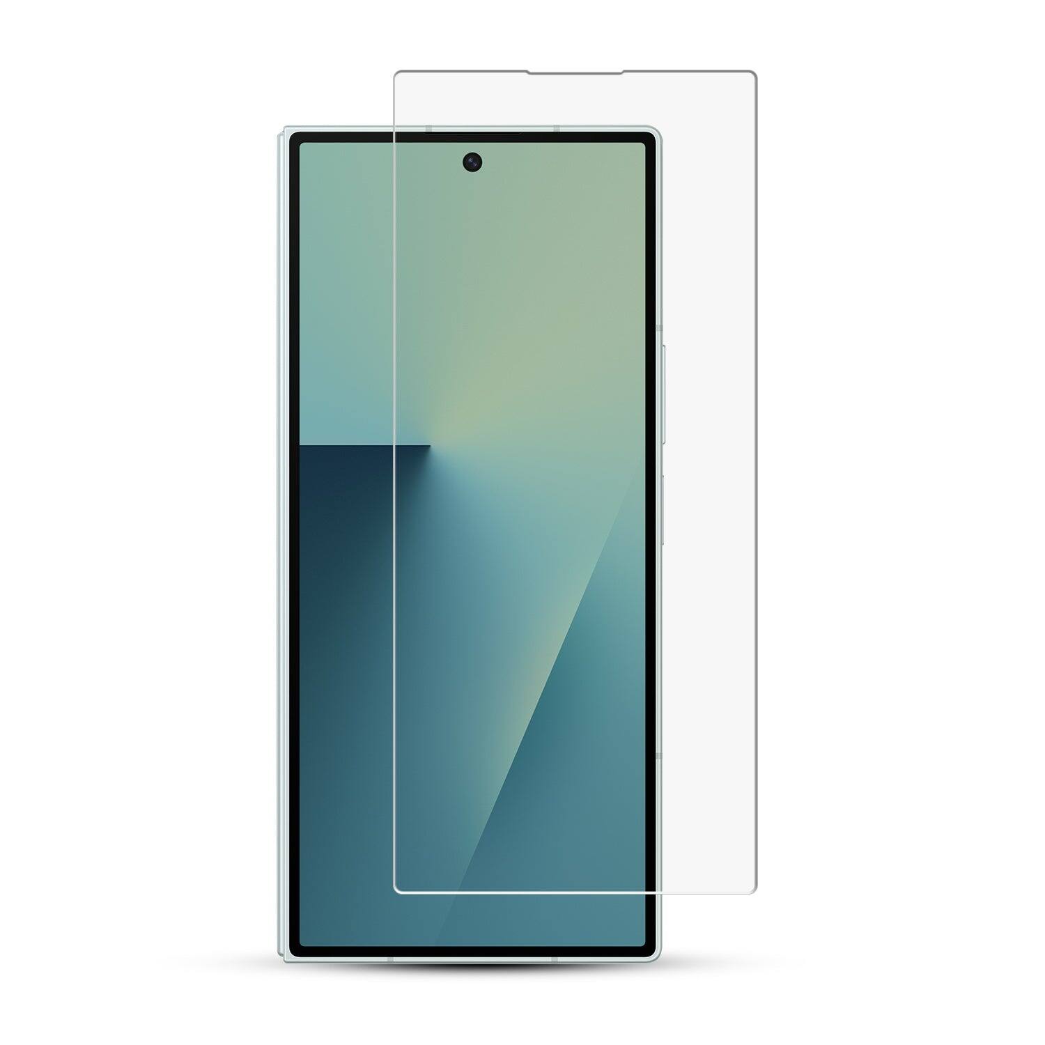 Front. BASELINE - baseline Tempered Glass Screen Protector (2.5D) for Samsung Galaxy Z Fold7 - Clear - Clear.