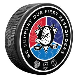 Mustang Drinkware - Anaheim Ducks First Responders Puck - Multicolor