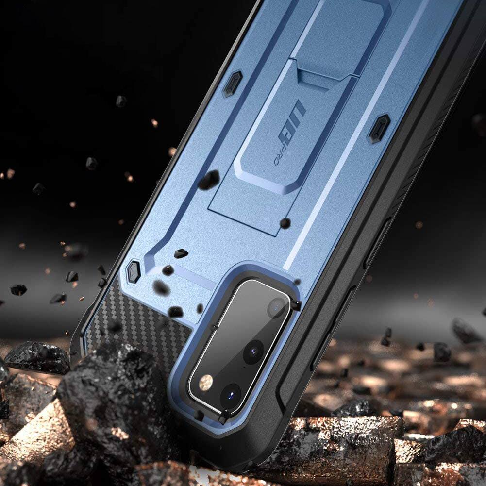 Left. SUPCASE - Galaxy S20 FE Unicorn Beetle Pro Rugged Case - Blue.