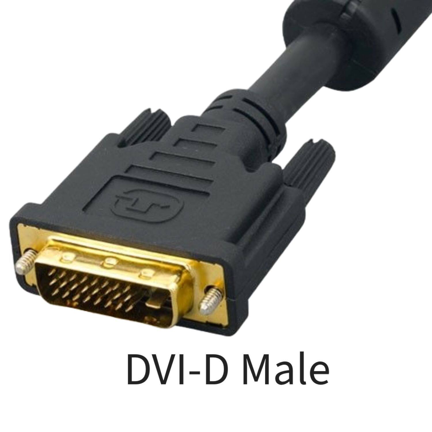 Sanoxy 1m/3ft DVI D Male to Male Dual Link Digital Video Cable Black ...