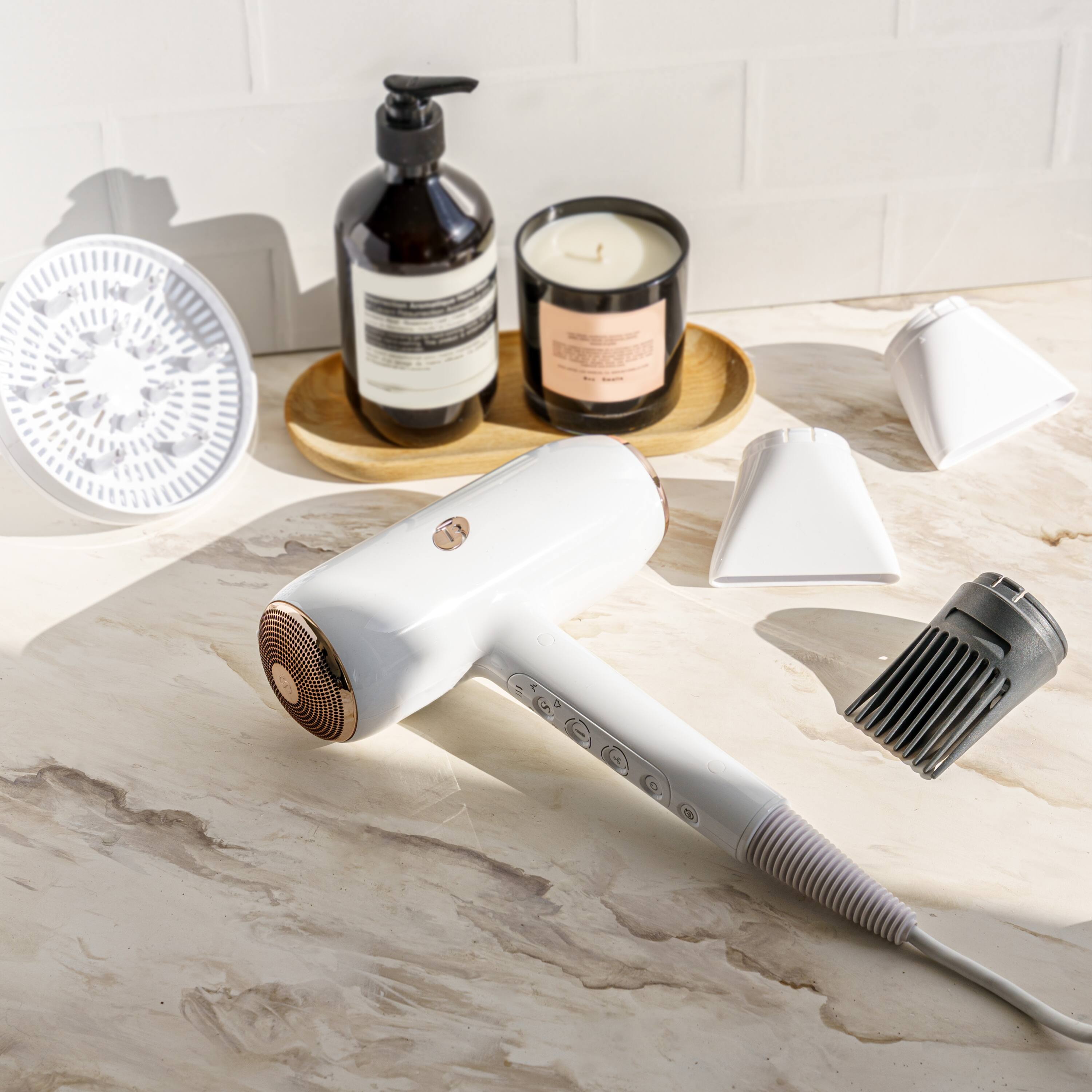 Hotsell T3 Rose Gold White Cura Hair Dryer