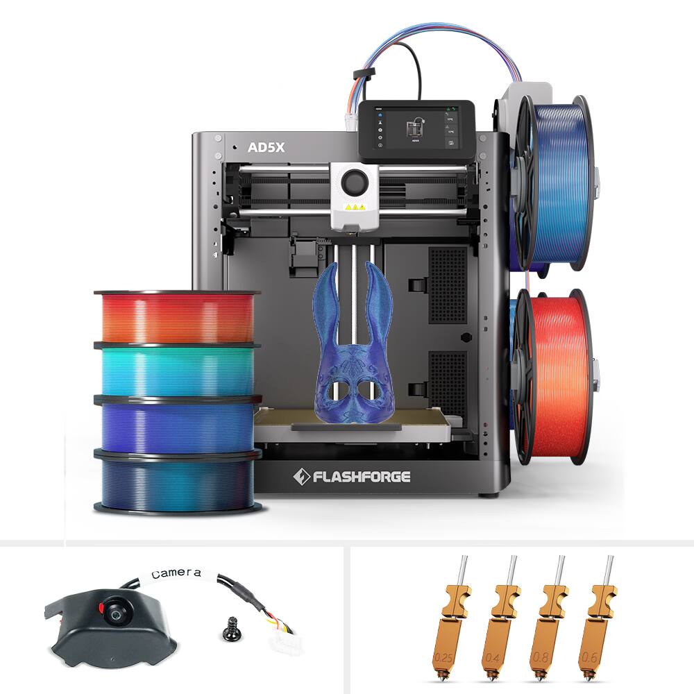 AD5X  
AAA  
3  
FLASHFORGE  
Camera  
0.25  
0.4  
0.8  
0.6