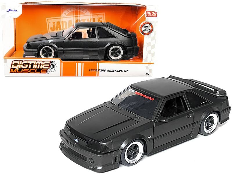 Jada  
ORIGINAL  
JADA  
BIGTIME MUSCLE  
1989 FORD MUSTANG GT  
DIE-CAST  
MiJo Exclusives  
8+