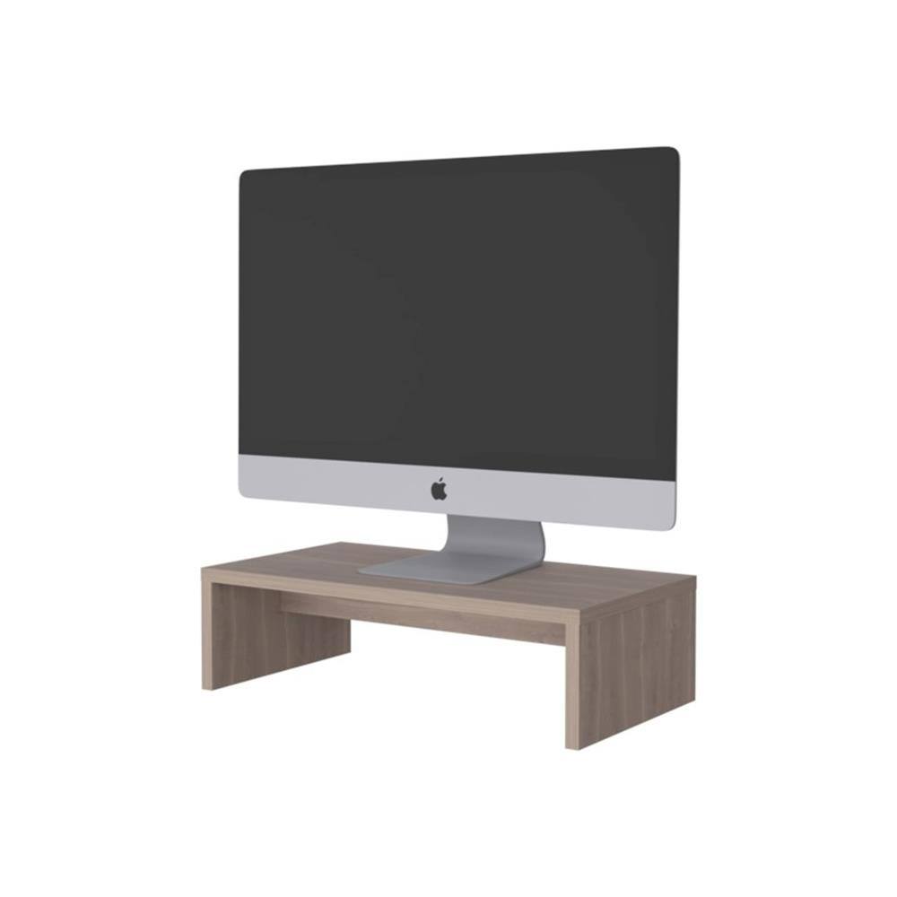 Alt View 3. TOV Furniture - Monitor Stand White Oak Engineered Wood - White Oak.