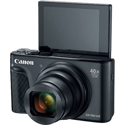 Canon PowerShot SX740 HS Digital Camera Black (2955C001) Travel Canon PowerShot SX740 HS Digital Camera Black (2955C001) Travel