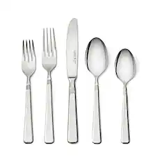Front. Henckels - Henckels Metrona 62-pc 18 10 Stainless Steel Flatware Set - Stainless Steel.