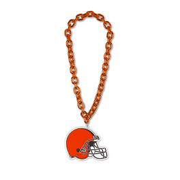 WinCraft - Cleveland Browns Big Chain Logo Plastic Necklace - Multicolor