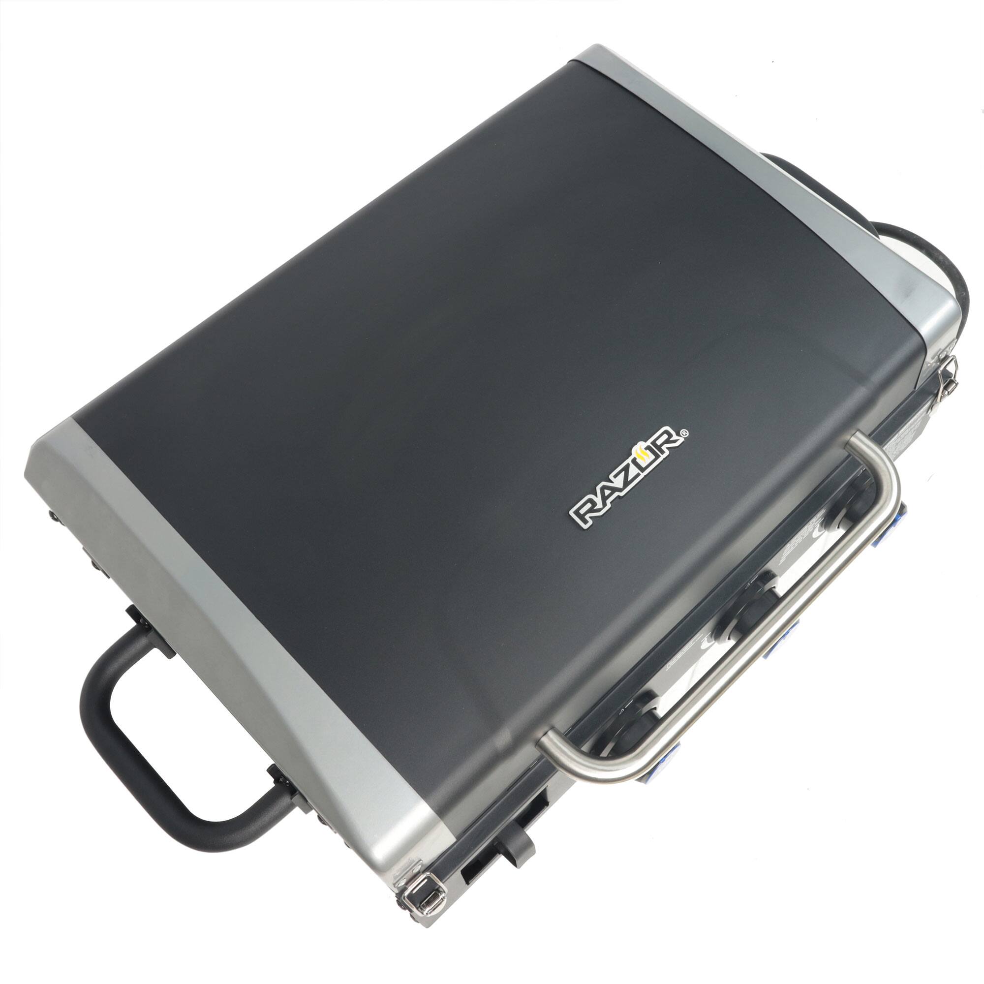 Alt View 7. Razor - Razor 34.5" 3 Burner Portable Tabletop Griddle for Backyard Cooking and Camping - Black.