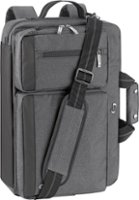 Solo New York - Duane Hybrid Briefcase Backpack for 15.6" Laptop - Gray - Front_Zoom