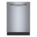 Bosch - 300 Series 24" Top Control Smart Built-In Tub Dishwasher with 3rd Rack and Zone Wash, 46 dBA - Stainless Steel
