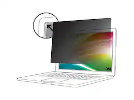 3M - BP125W9B Privacy Filter for 12.5in Laptop - 16:9, Anti-Glare, Scratch & Fingerprint Resistant - false