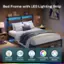 Bed Frame with LED Lighting Strip:

* Remote Control
* Switch Control
* APP Control
* 7 Changing Colors
* 22 Dynamic Modes