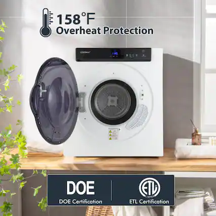 158°F Overheat Protection
COSTWAY
DOE Certification
ETL Listed
ETL Certification