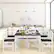 Left. Costway - 5pcs Dining Set Solid Wood Compact Kitchen Table & 4 Chairs Modern - Walnut, White.