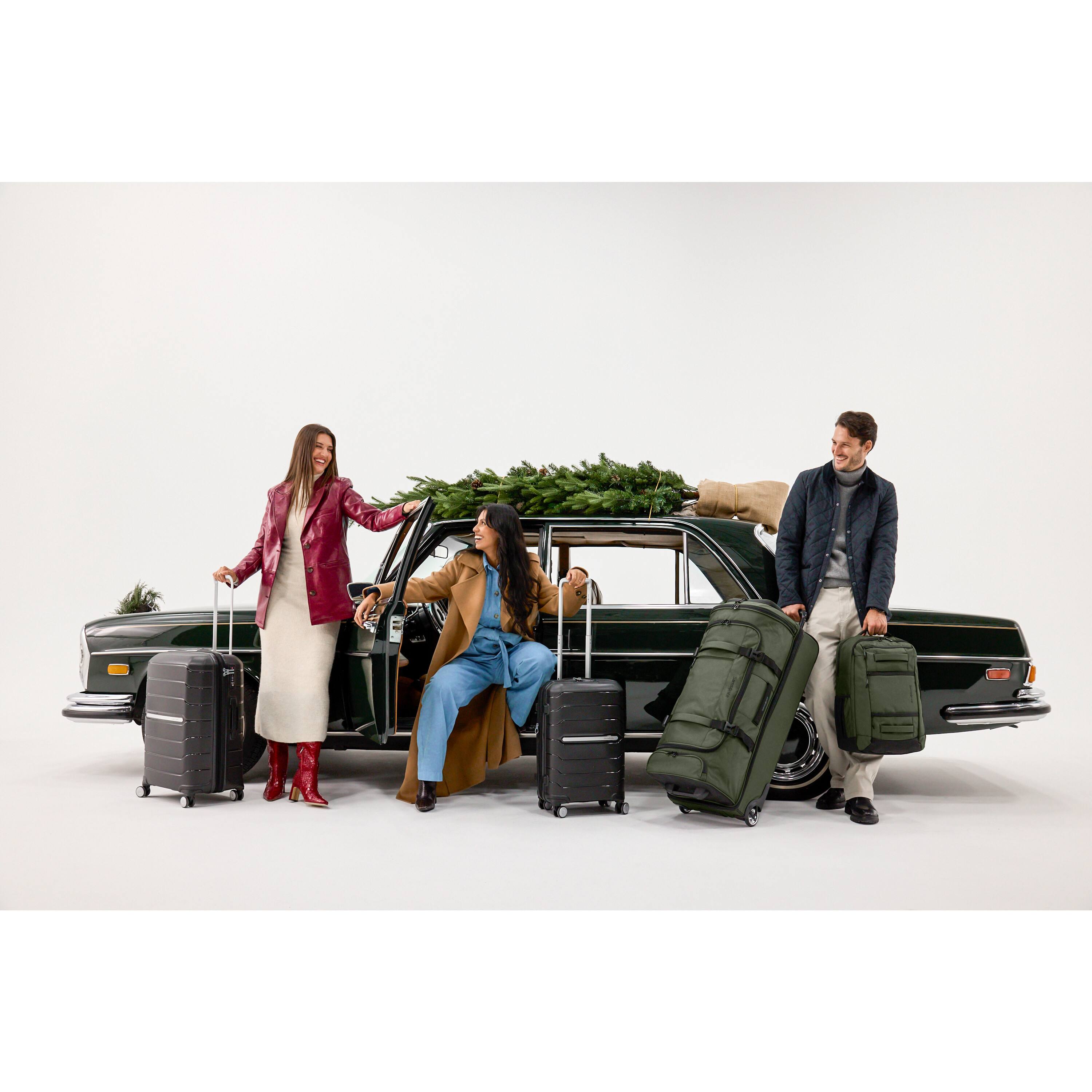 Alt View 7. Samsonite - Expandable Freeform Suitcase Set Nest 2Pc (SP21/28) - Black.