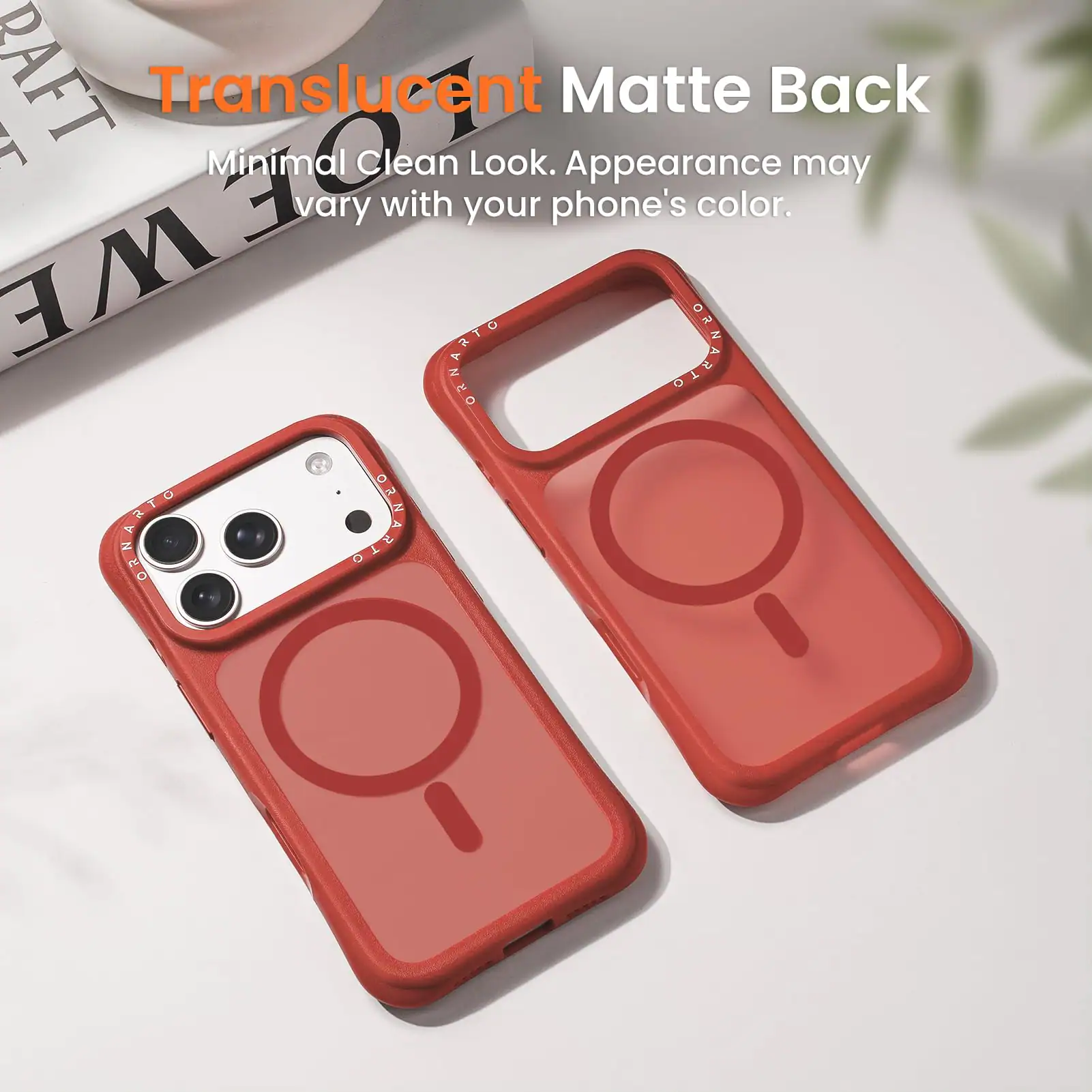 DAFT  
Translucent Minimal Clean Look. Matte Back  
Appearance may vary with your phone's color.